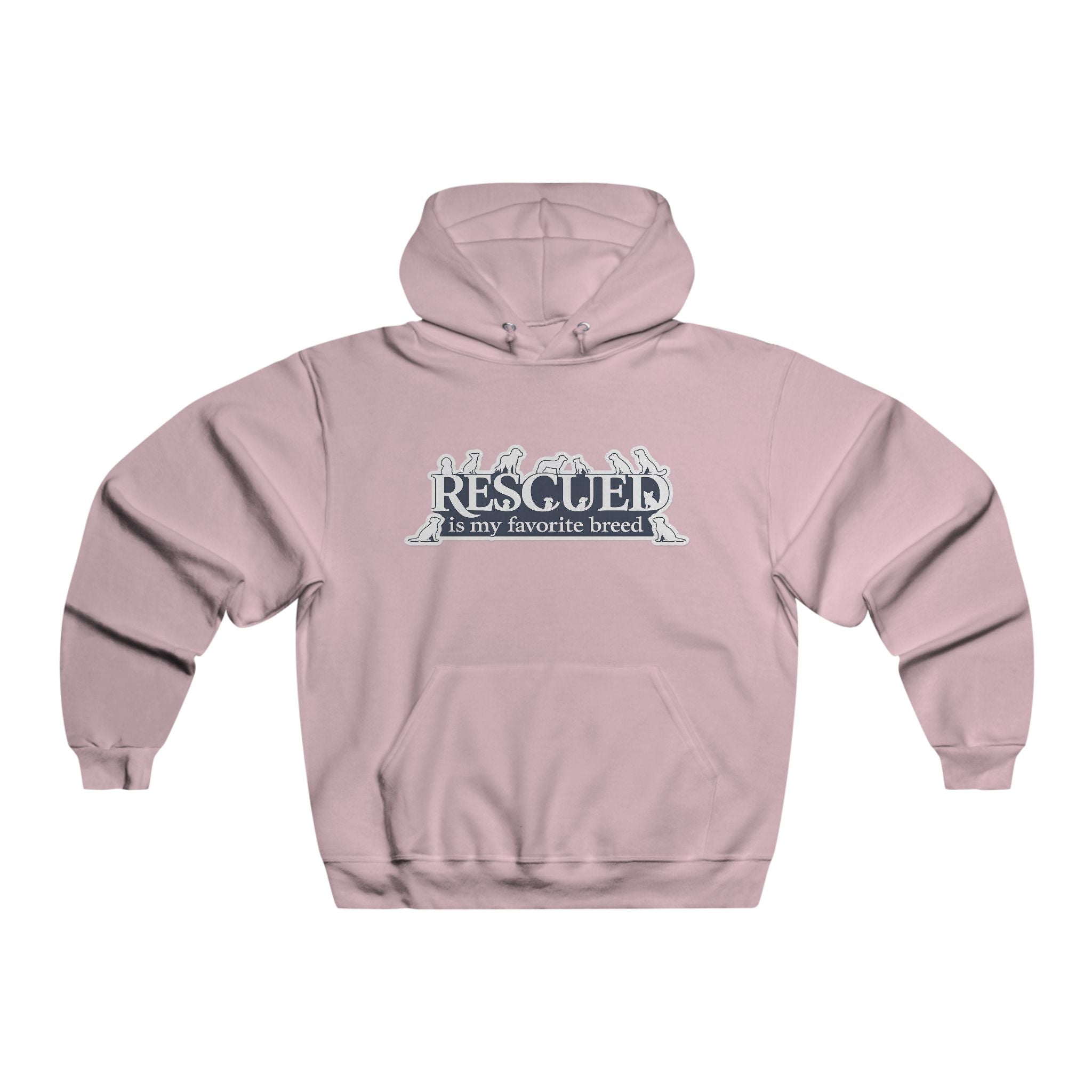 Rescuer Hoodie — "Rescuer is my favorite breed" Rescue Dog Lover Sweatshirt