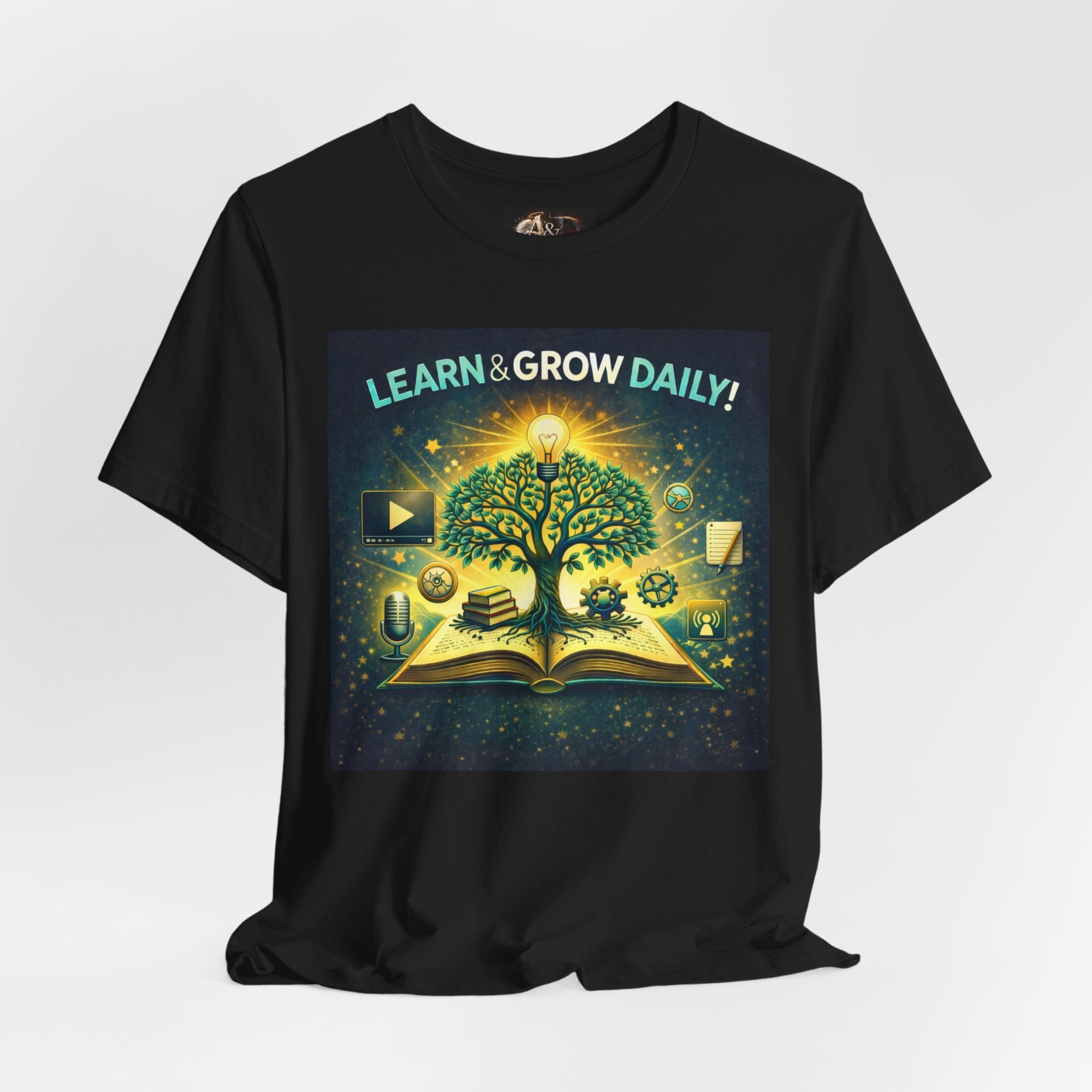 Learn and Grow Daily - One Sided - Tee