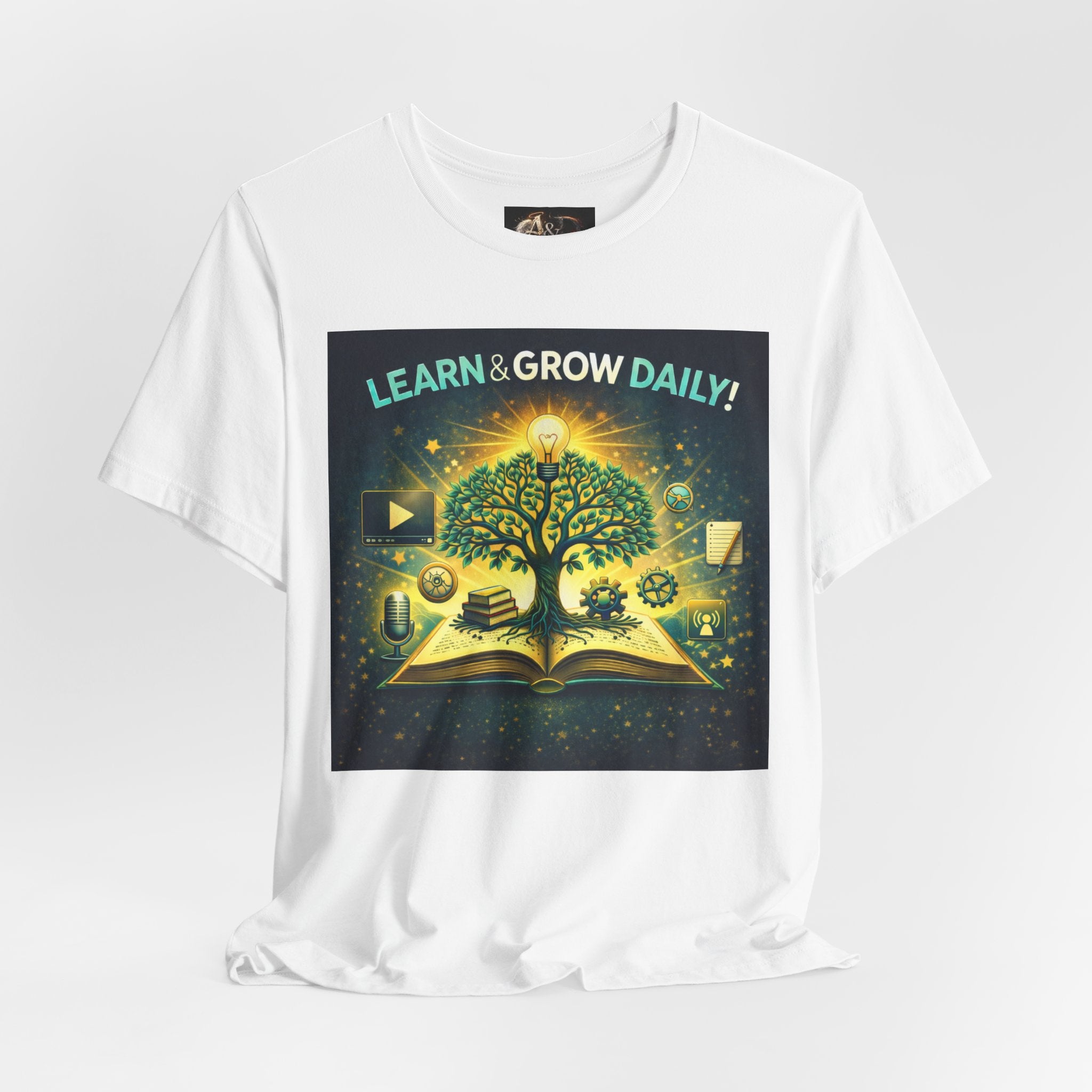 Learn and Grow Daily - One Sided - Tee
