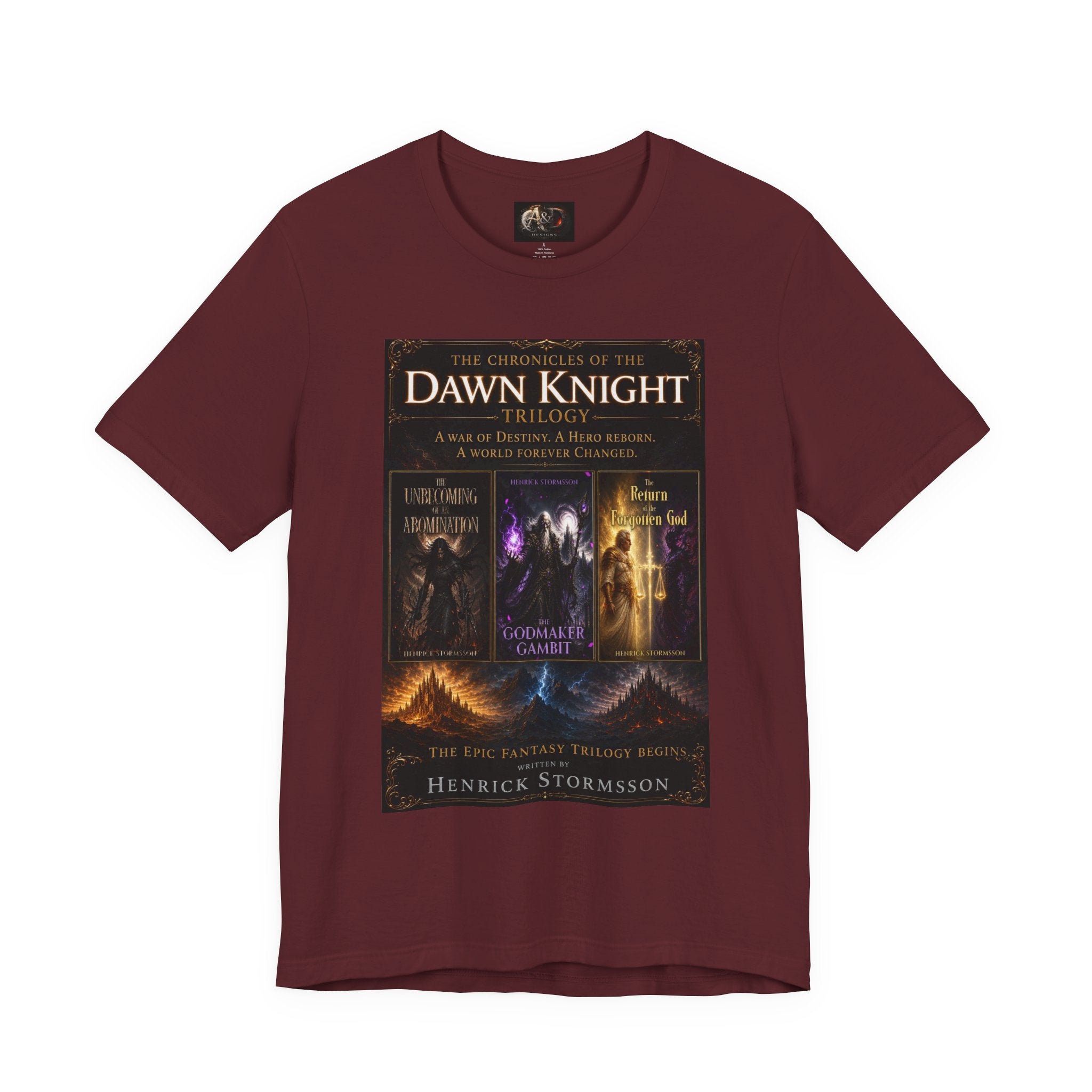 Chronicles of the Dawn Knight Trilogy - One Sided - Tee