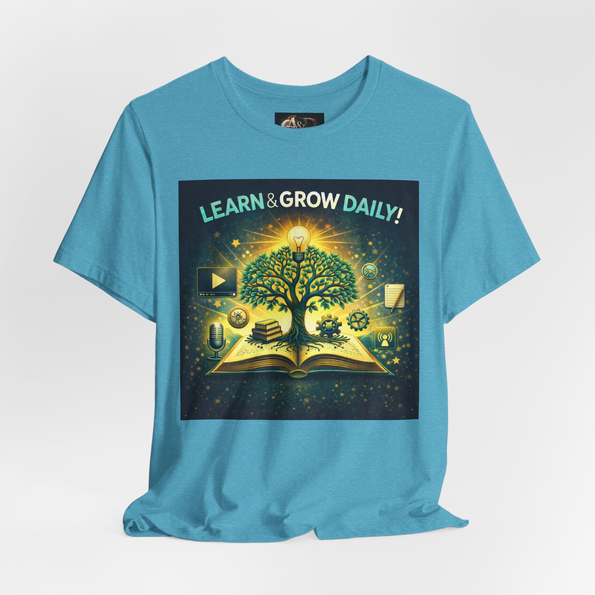 Learn and Grow Daily - One Sided - Tee