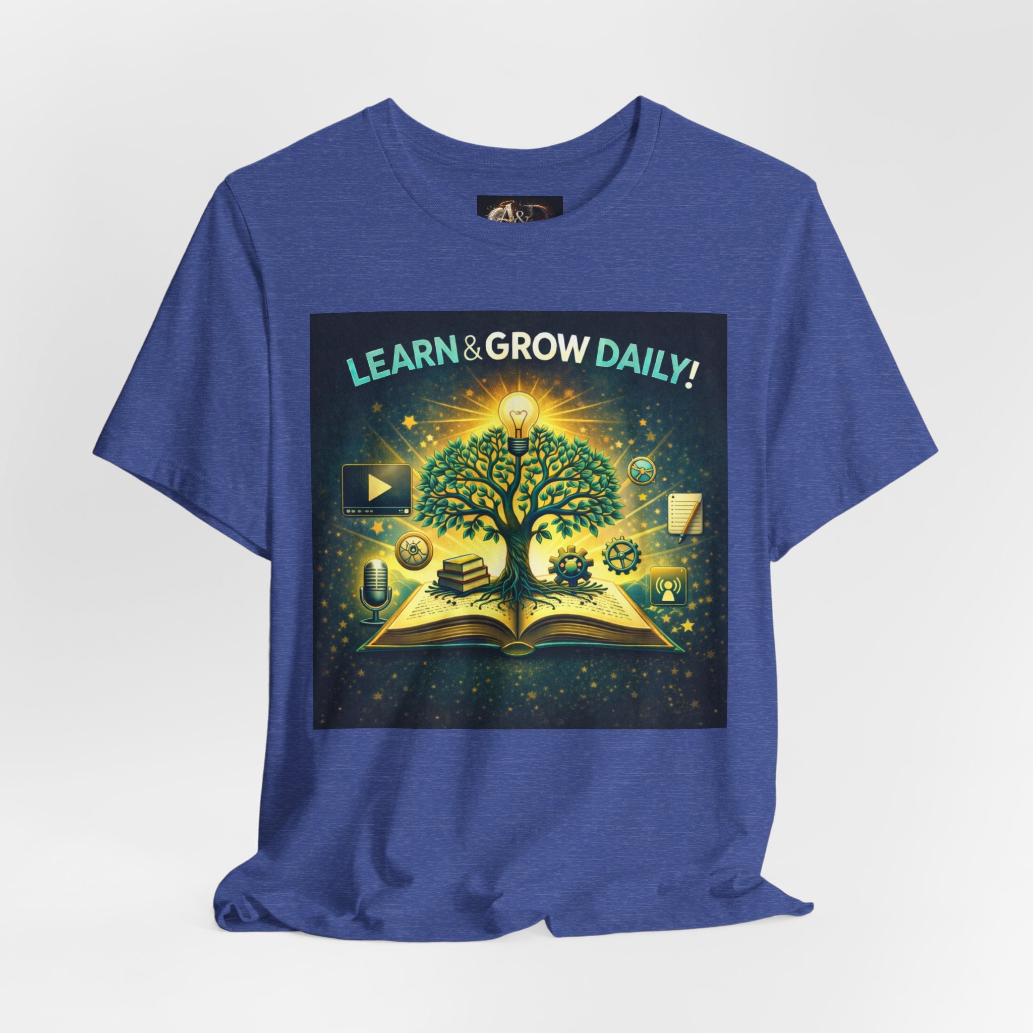 Learn and Grow Daily - One Sided - Tee